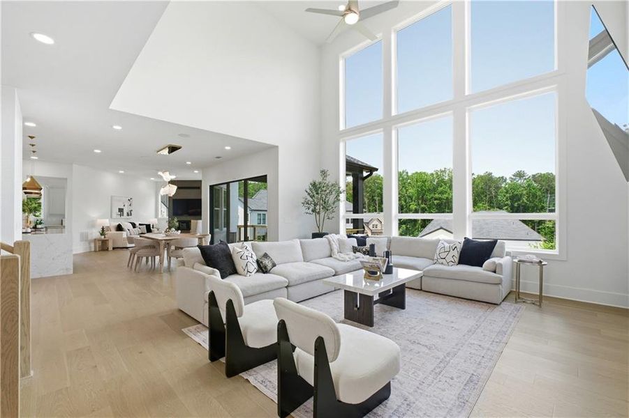 Furnished interior view inside a new home in , Alpharetta (Image 16).