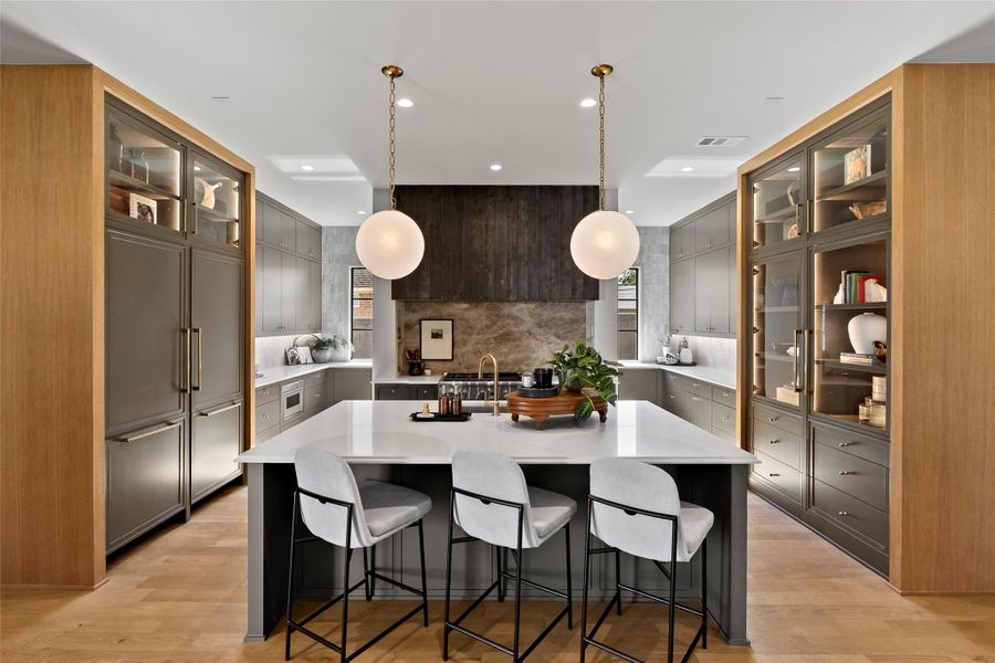 Open concept Kitchen with butlers pantry