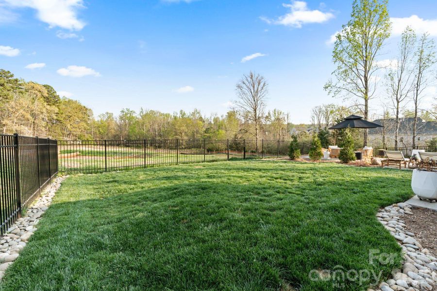 Exterior details and patio area of a home in Amara Chase, Huntersville (Image 3).