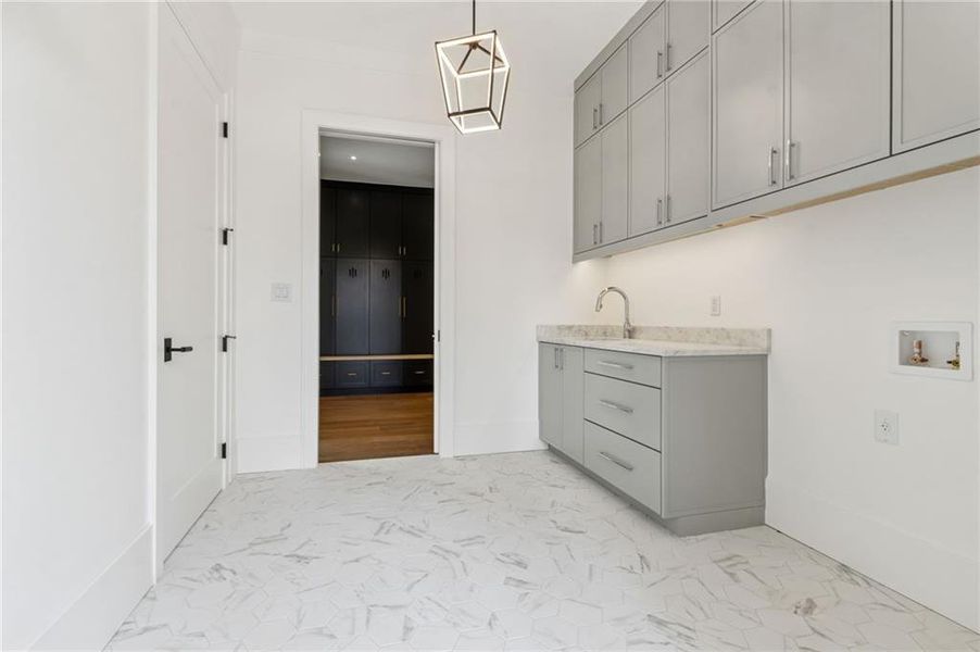 Furnished interior view inside a new home in , Suwanee (Image 51).