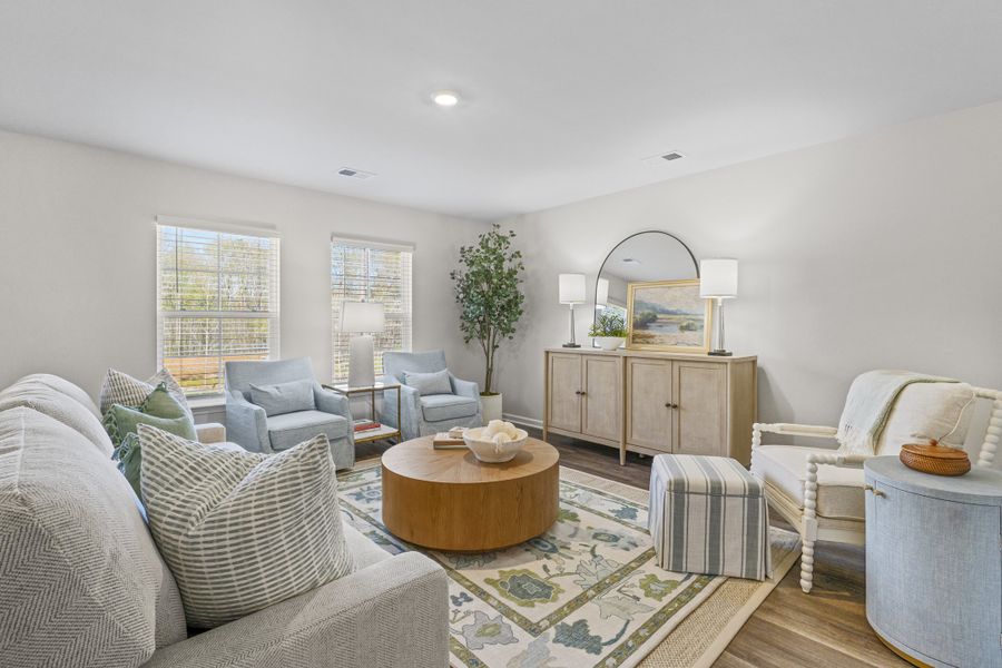 Representative furnished interior of a home built from the Myrtle L by McGuinn Homes in Canary Woods, Hopkins (Image 6). Representative furnished interior of a home built from the Myrtle L by McGuinn Homes in Canary Woods, Hopkins (Image 6).