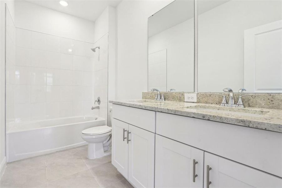 Furnished interior view inside a new home in Cyrene at Minneola - Villas, Minneola (Image 7).