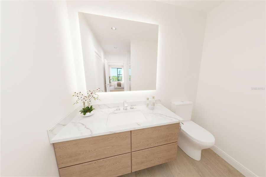 Furnished interior view inside a new home in , Sarasota (Image 11).