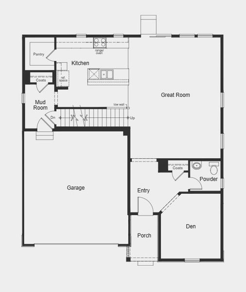 Representative furnished interior of a home built from the Plan 2390 by KB Home in Murphy Creek Reserve, Aurora (Image 8).