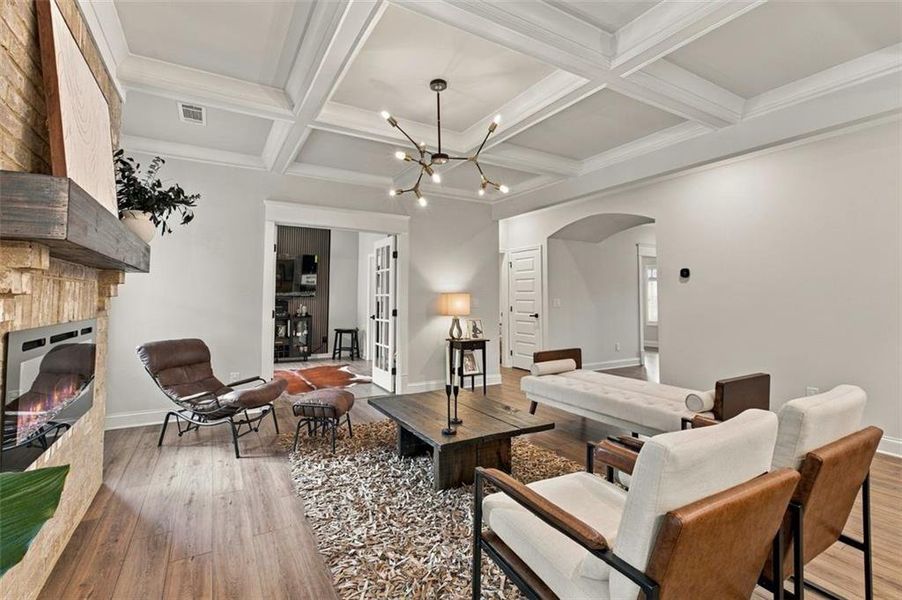 Furnished interior view inside a new home in , Lawrenceville (Image 43).