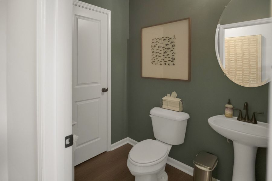 Furnished interior view inside a new home in The Oaks, Clarksville (Image 14).