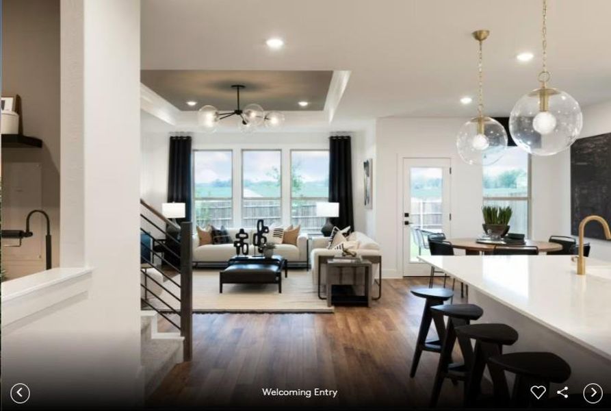 Interior photos- Photo of Pulte model home with same floor plan, not of actual home listed.