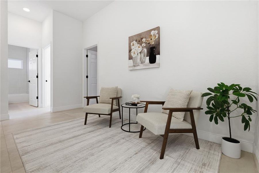 Furnished interior view inside a new home in , New Port Richey (Image 50).