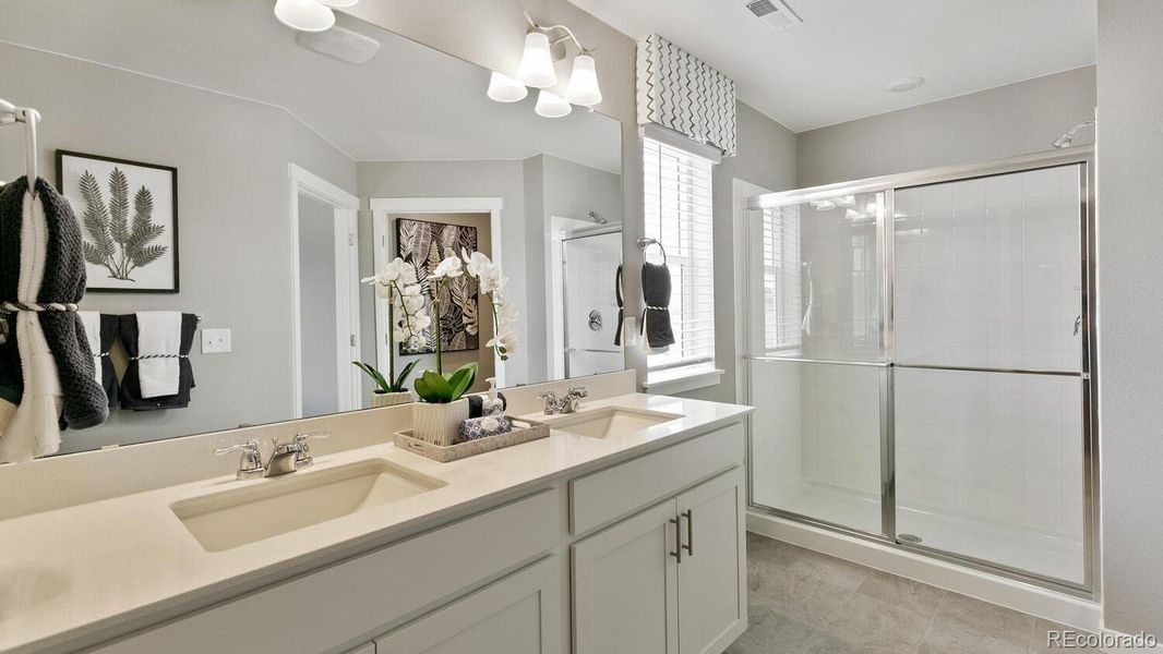Furnished interior view inside a new home in Spring Valley Ranch, Elizabeth (Image 6).
