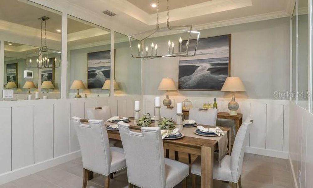 Furnished interior view inside a new home in Esplanade at Azario Lakewood Ranch, Bradenton (Image 8). Furnished interior view inside a new home in Esplanade at Azario Lakewood Ranch, Bradenton (Image 8).