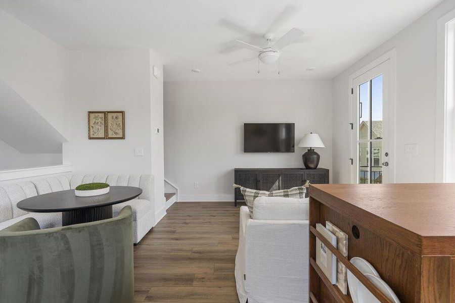 Furnished interior view inside a new home in , Atlanta (Image 5).