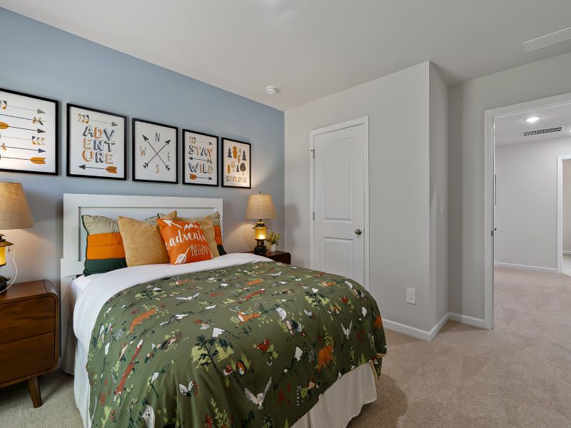 Customize the three upstairs secondary bedrooms to fit your lifestyle.