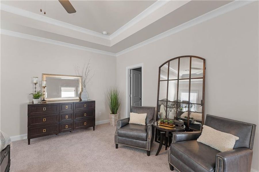 Furnished interior view inside a new home in Aberdeen, Hoschton (Image 42).