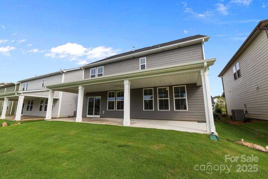 Front exterior of a new home in Lakeside Glen, York, SC, highlighting curb appeal (Image 19).