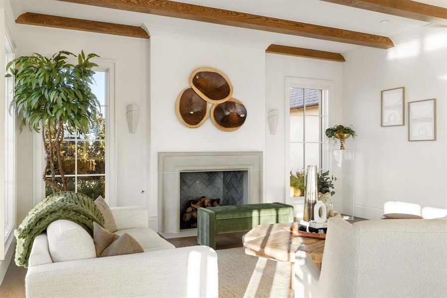 Furnished interior view inside a new home in , Frisco (Image 8).