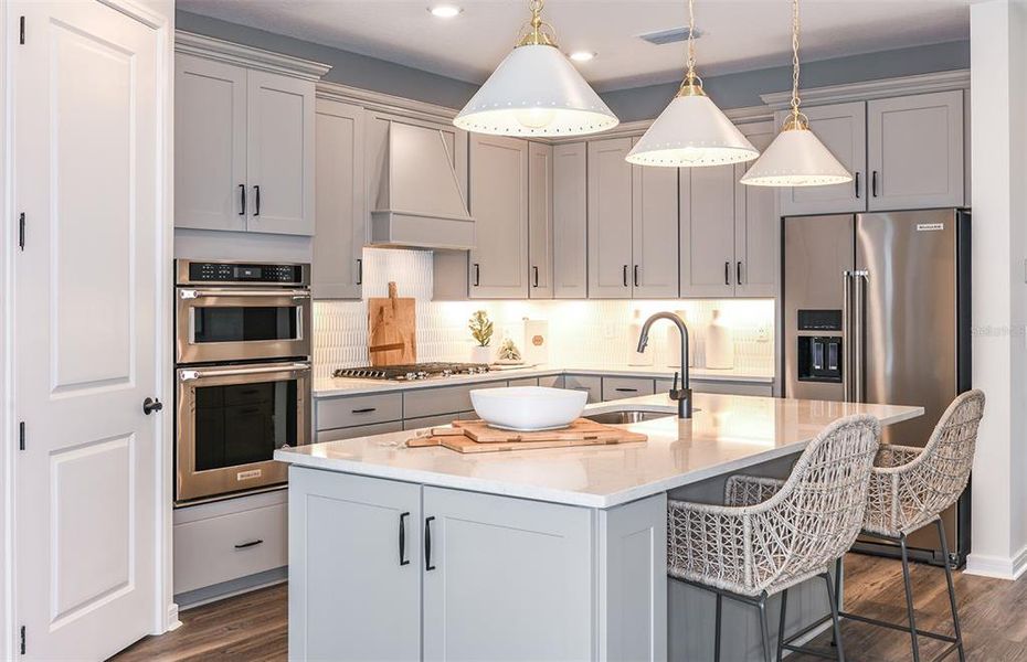 Furnished interior view inside a new home in Del Webb River Reserve, Spring Hill (Image 12). Furnished interior view inside a new home in Del Webb River Reserve, Spring Hill (Image 12).