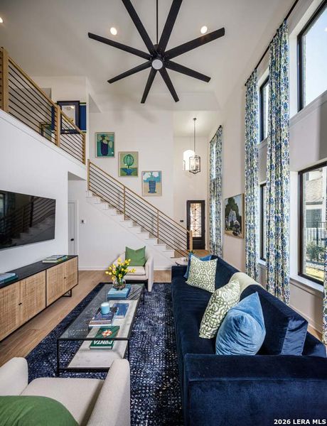 Furnished interior view inside a new home in Legacy at Lake Dunlap, New Braunfels (Image 17).