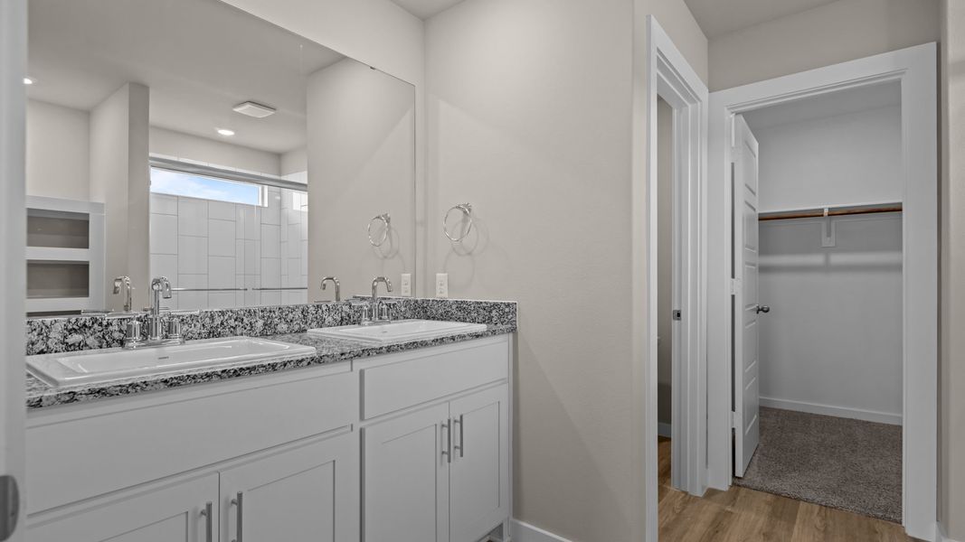 Representative furnished interior of a home built from the COLEMAN by D.R. Horton in Heritage Parks, Abilene (Image 9). Representative furnished interior of a home built from the COLEMAN by D.R. Horton in Heritage Parks, Abilene (Image 9).