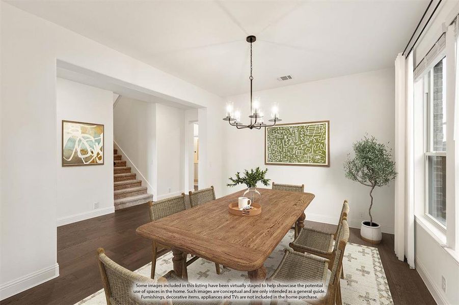 Furnished interior view inside a new home in Meraki, Forney (Image 14).