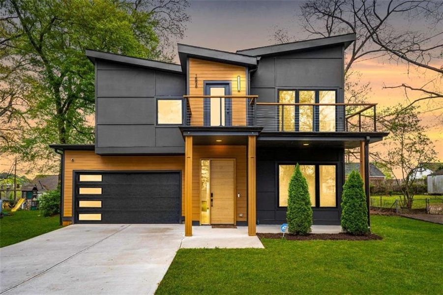 Front exterior of a new home in , Atlanta, GA, highlighting curb appeal (Image 2).