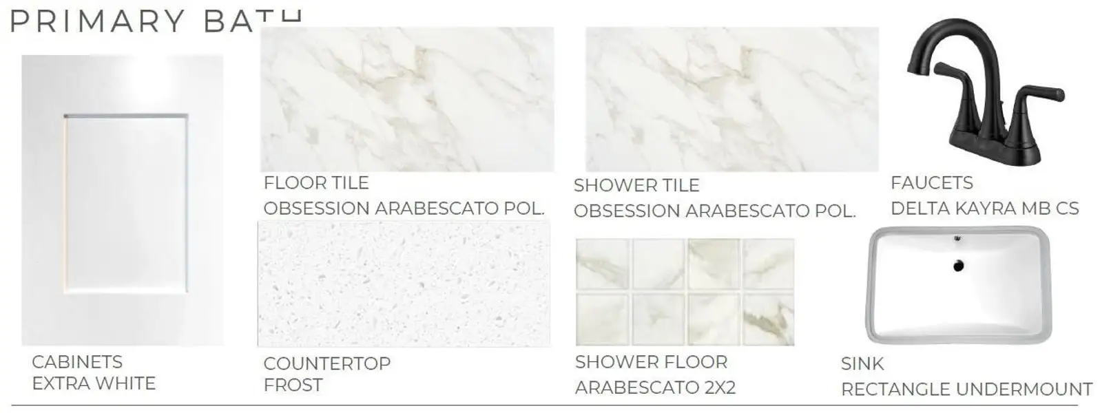 Sample of building materials used in homes in Tompkins Reserve, Katy (Image 4). Sample of building materials used in homes in Tompkins Reserve, Katy (Image 4).