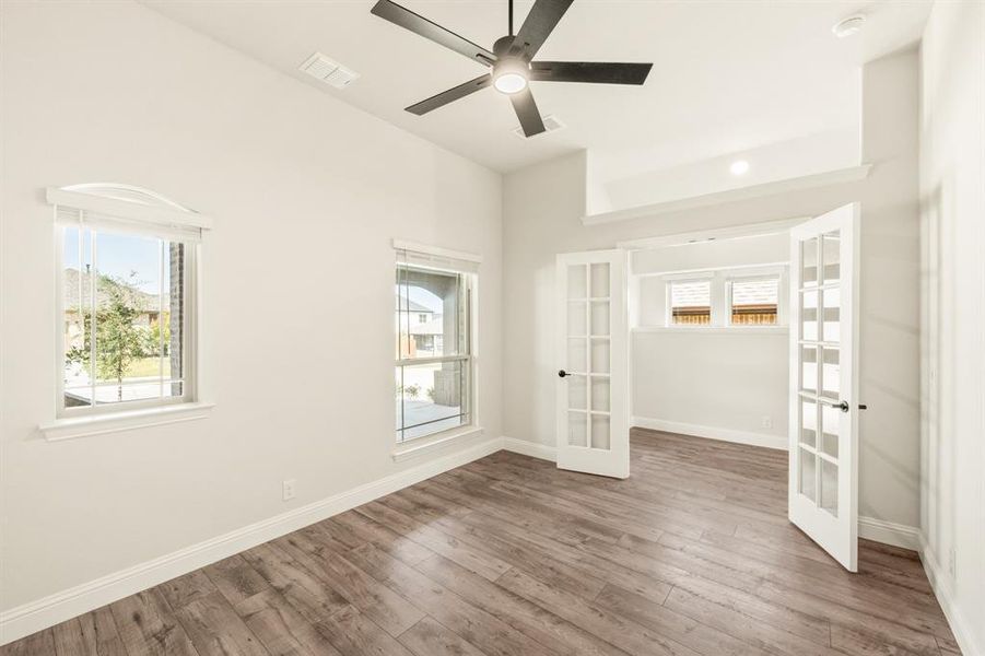 Spacious, unfurnished interior of a new home in Godley Ranch Classic, Godley (Image 29). Spacious, unfurnished interior of a new home in Godley Ranch Classic, Godley (Image 29).