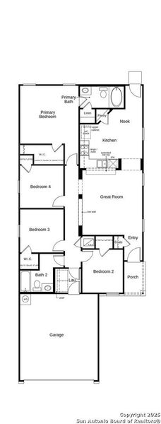 2D floor plan layout of this home in Mission del Lago, San Antonio, TX (Image 3). 2D floor plan layout of this home in Mission del Lago, San Antonio, TX (Image 3).