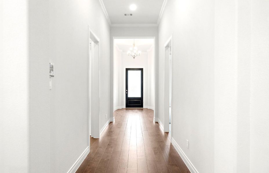Spacious, unfurnished interior of a new home in Audubon 60′, Magnolia (Image 22).