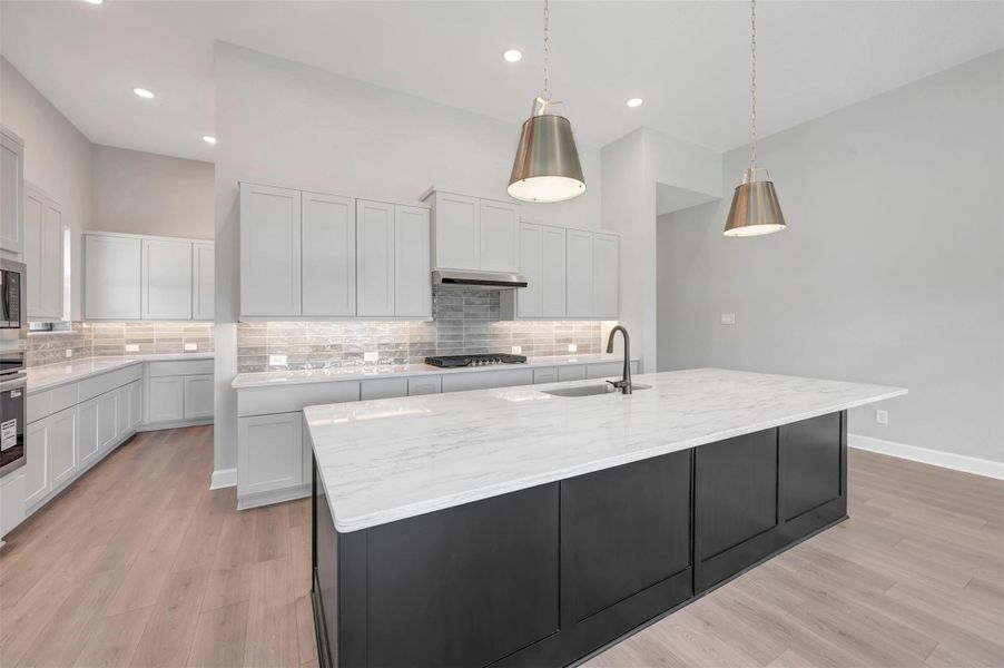 Furnished interior view inside a new home in The Highlands Encore - Tranquil Collection, Porter (Image 8).