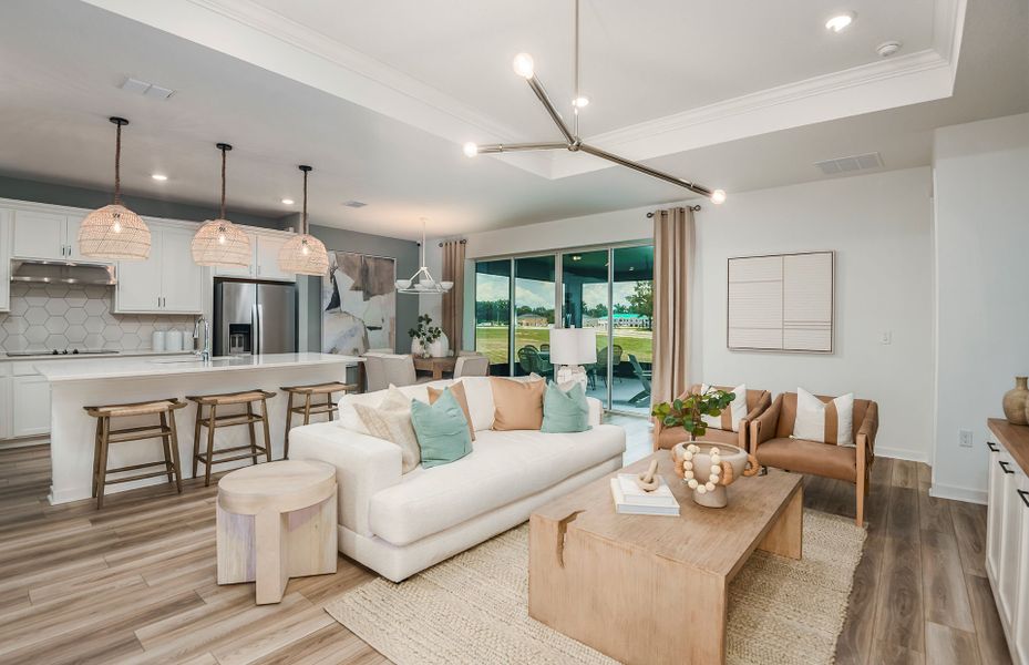 Furnished interior view inside a new home in Marion Ranch, Ocala (Image 9).