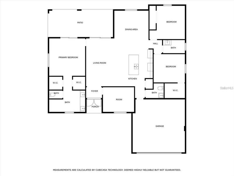 2D floor plan layout of this home in , Punta Gorda, FL (Image 3).