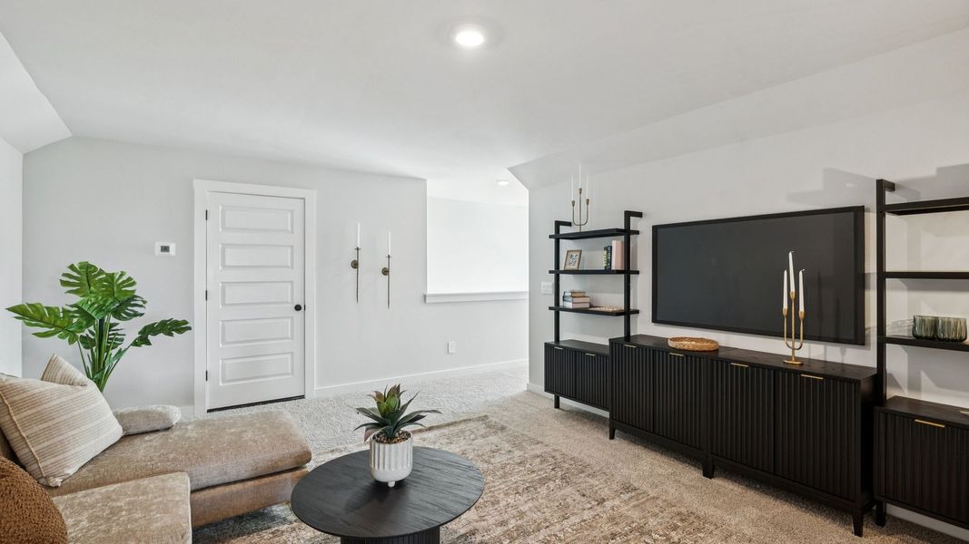 Representative furnished interior of a home built from the CLIFTON by D.R. Horton in Nexus South, Gallatin (Image 29).