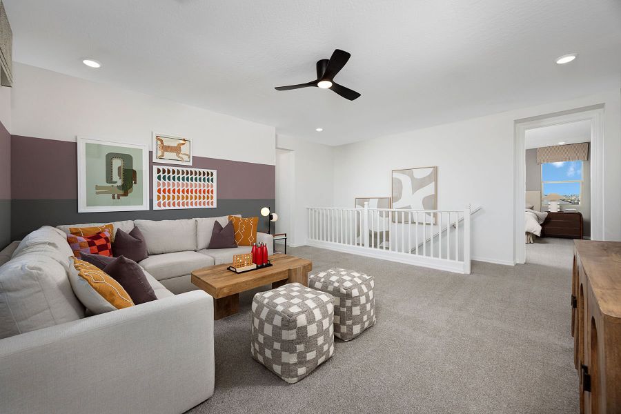Representative furnished interior of a home built from the Sienna by Mattamy Homes in Tyler Ranch, Buckeye (Image 15).