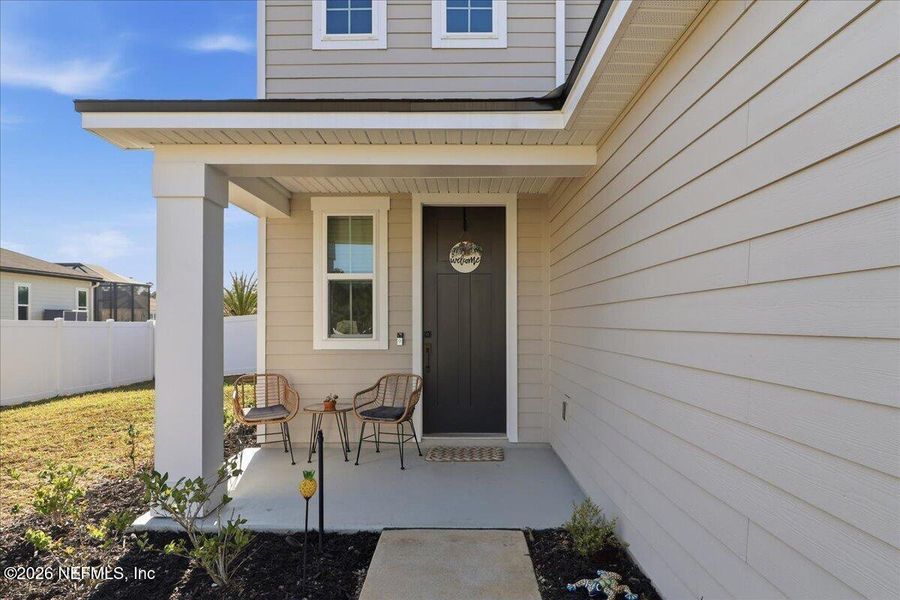 Exterior details and patio area of a home in , St. Augustine (Image 3). Exterior details and patio area of a home in , St. Augustine (Image 3).