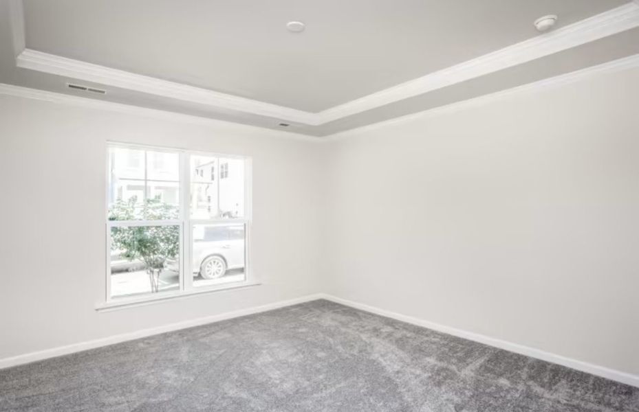 Spacious, unfurnished interior of a new home in Saunders Farm, Willow Spring (Image 9). Spacious, unfurnished interior of a new home in Saunders Farm, Willow Spring (Image 9).