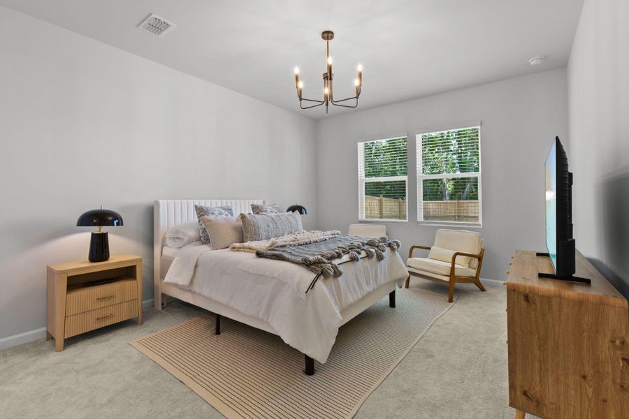 Furnished interior view inside a new home in , Summerville (Image 23). Furnished interior view inside a new home in , Summerville (Image 23).