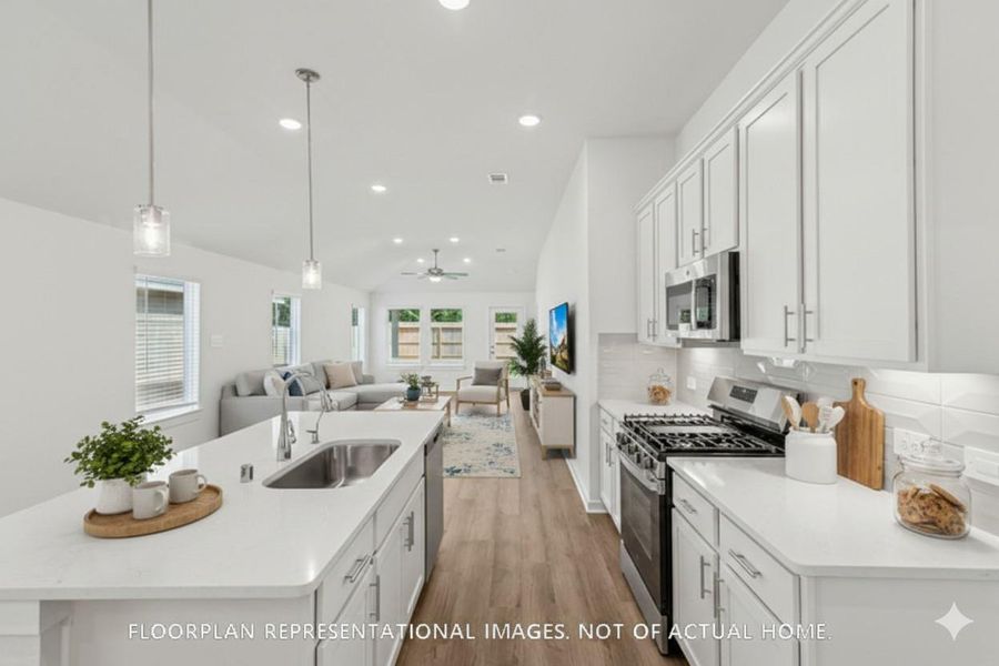 Furnished interior view inside a new home in Miller's Pond, Rosenberg (Image 8).