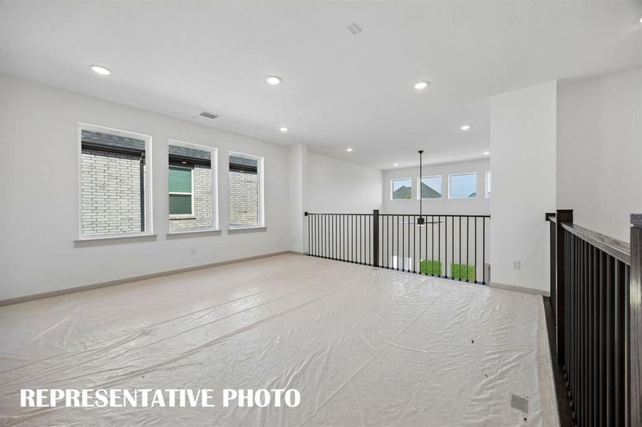 Your new light, bright and spacious game room is the perfect place to host those family game night or the big game day parties! REPRESENTATIVE PHOTO Your new light, bright and spacious game room is the perfect place to host those family game night or the big game day parties! REPRESENTATIVE PHOTO