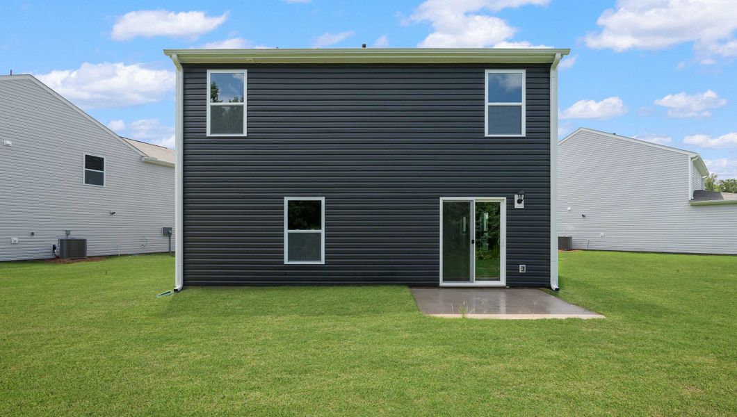 Front exterior of a new home in Baxter Village, Boiling Springs, SC, highlighting curb appeal (Image 2).