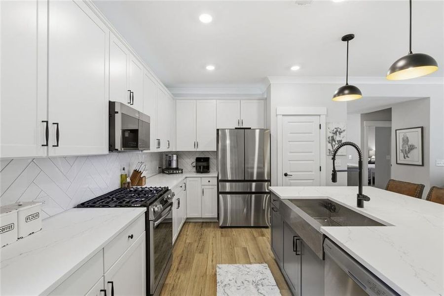 Furnished interior view inside a new home in Marble Tree, Ball Ground (Image 12).