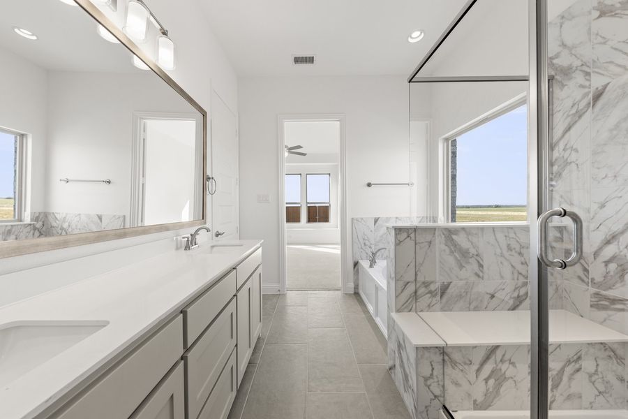 Representative furnished interior of a home built from the Rockport by Windsor Homes in Anna Town Square, Anna (Image 13).