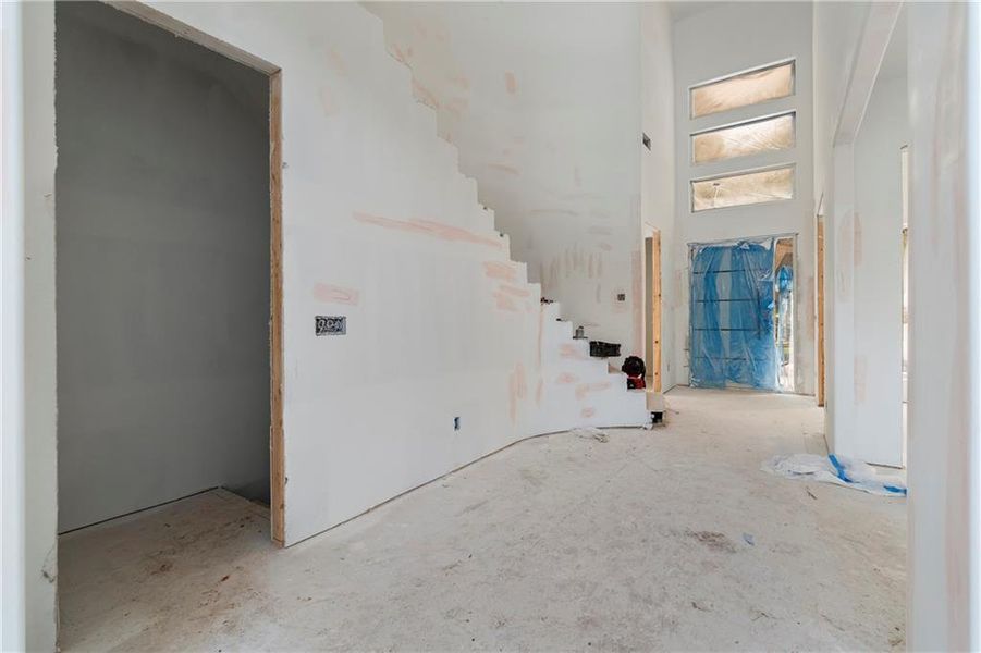 In-progress construction of a new home in , Fairburn, GA (Image 41).