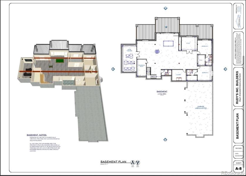 Basement rendering