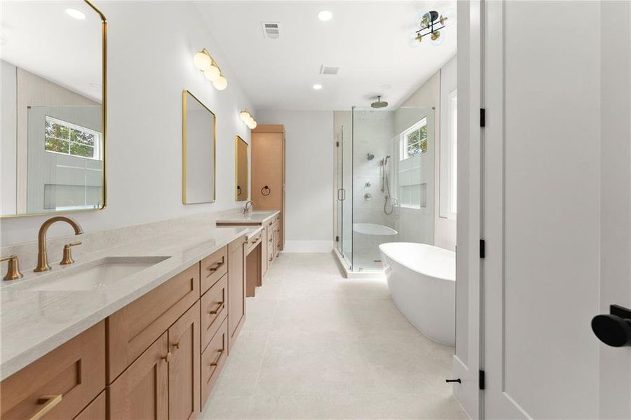 Furnished interior view inside a new home in , Cumming (Image 36).