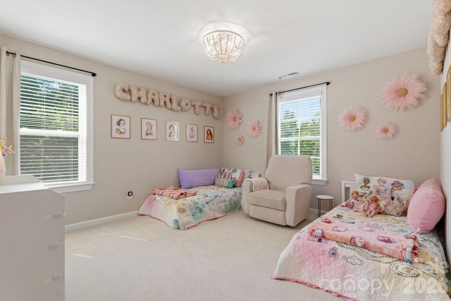 Furnished interior view inside a new home in , Charlotte (Image 30).