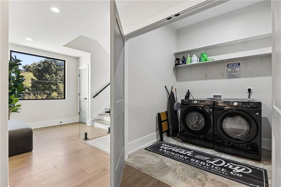 Furnished interior view inside a new home in , Atlanta (Image 50).
