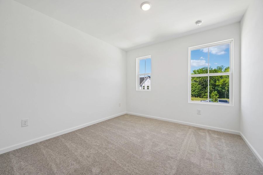 Spacious, unfurnished interior of a new home in Towns at The Point, Rolesville (Image 22). Spacious, unfurnished interior of a new home in Towns at The Point, Rolesville (Image 22).