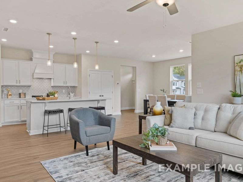 Representative furnished interior of a home built from the The Preston A by Davidson Homes LLC in Wellers Knoll, Lillington (Image 8). Representative furnished interior of a home built from the The Preston A by Davidson Homes LLC in Wellers Knoll, Lillington (Image 8).