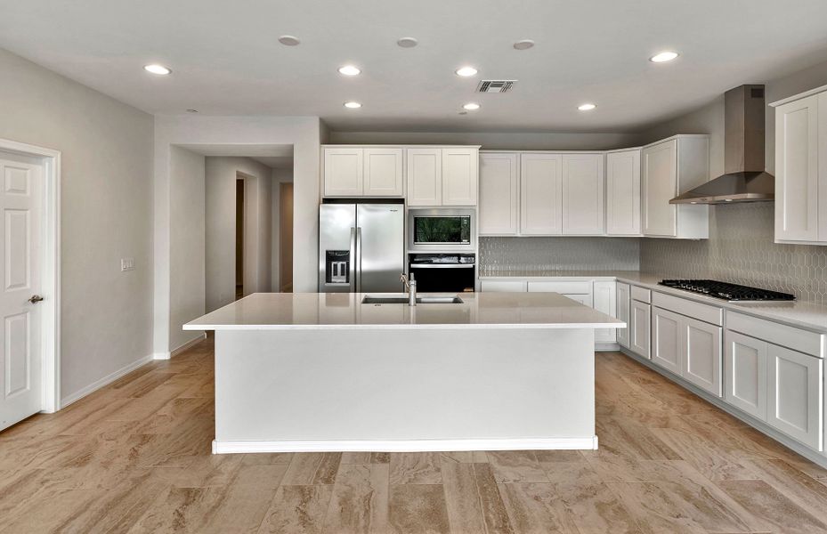 Furnished interior view inside a new home in Vistoso Canyon Estates, Oro Valley (Image 10).