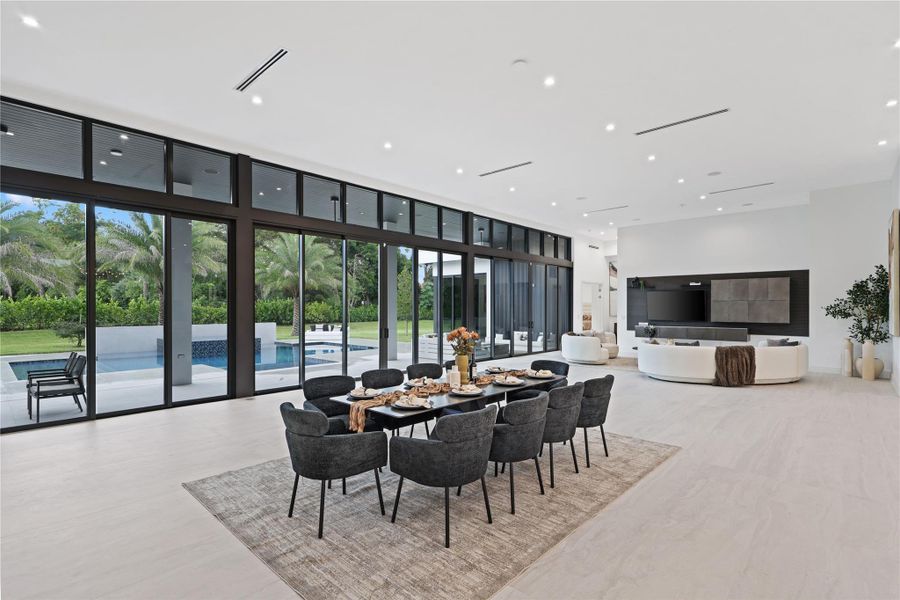 Furnished interior view inside a new home in , Parkland (Image 10).